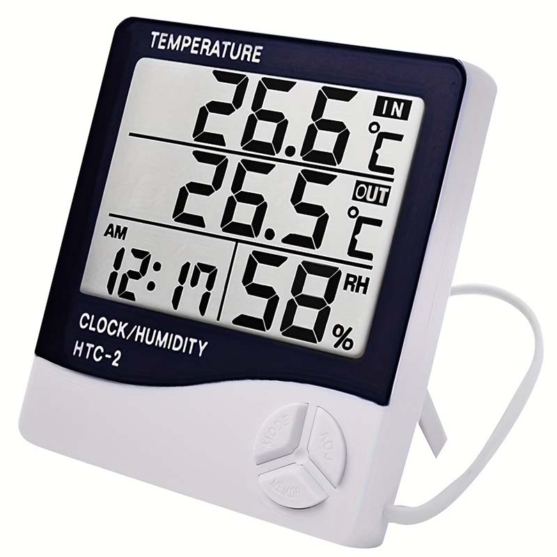Weather Station Indoor - LCD Digital Thermometer Hygrometer Indoor Room