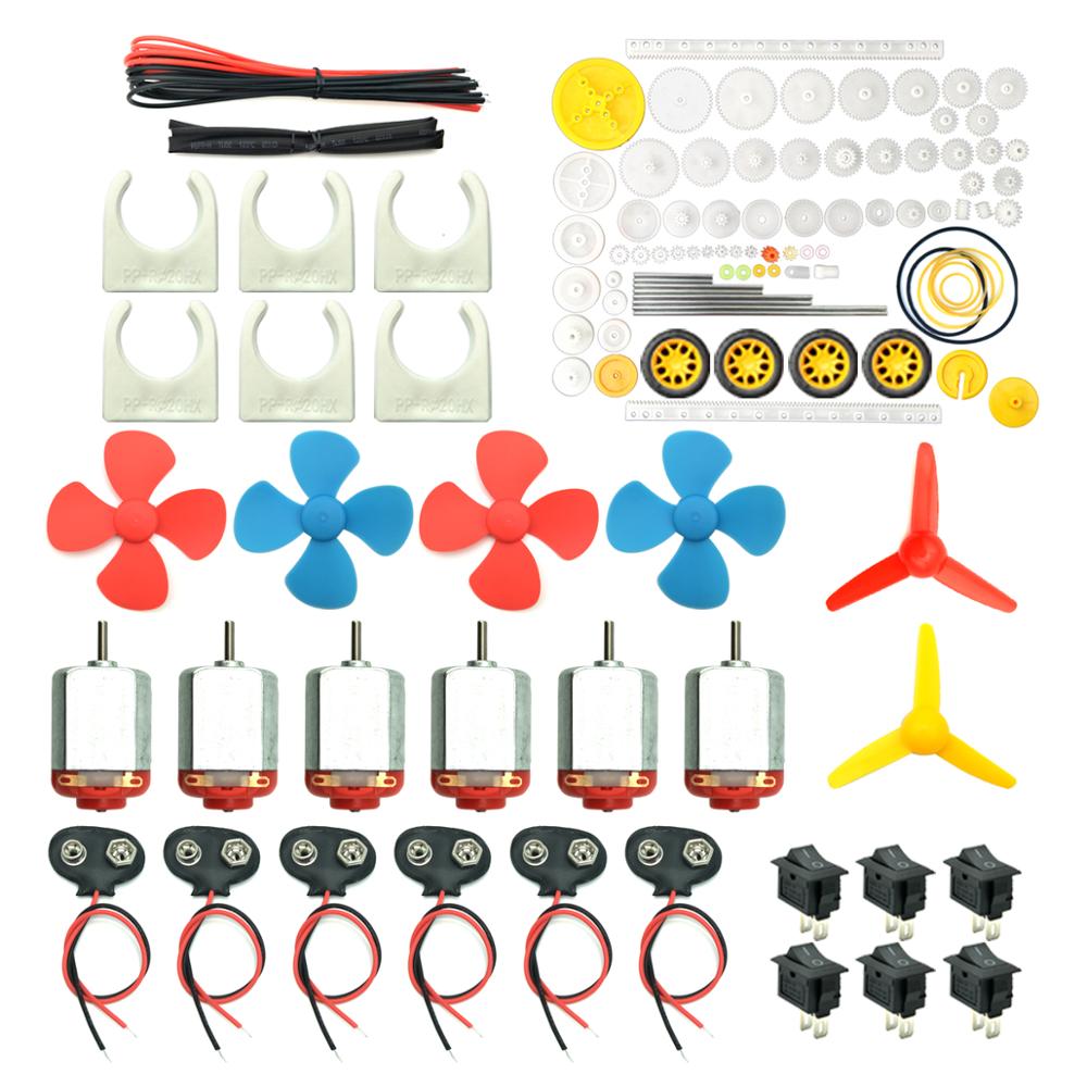 6 Set Motors Kit, Mini Electri - Science Hobby Kit review and price