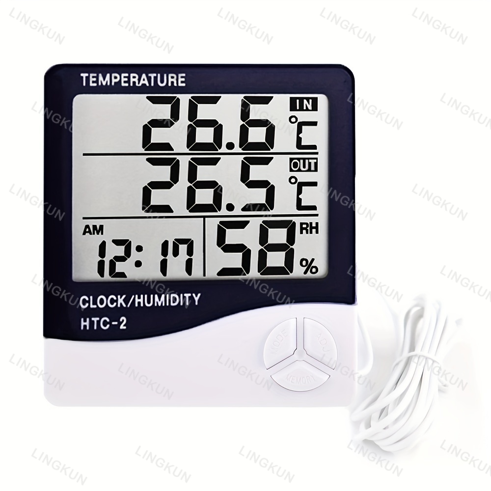 LCD Digital Thermometer Hygrom - Weather Station Indoor review and price
