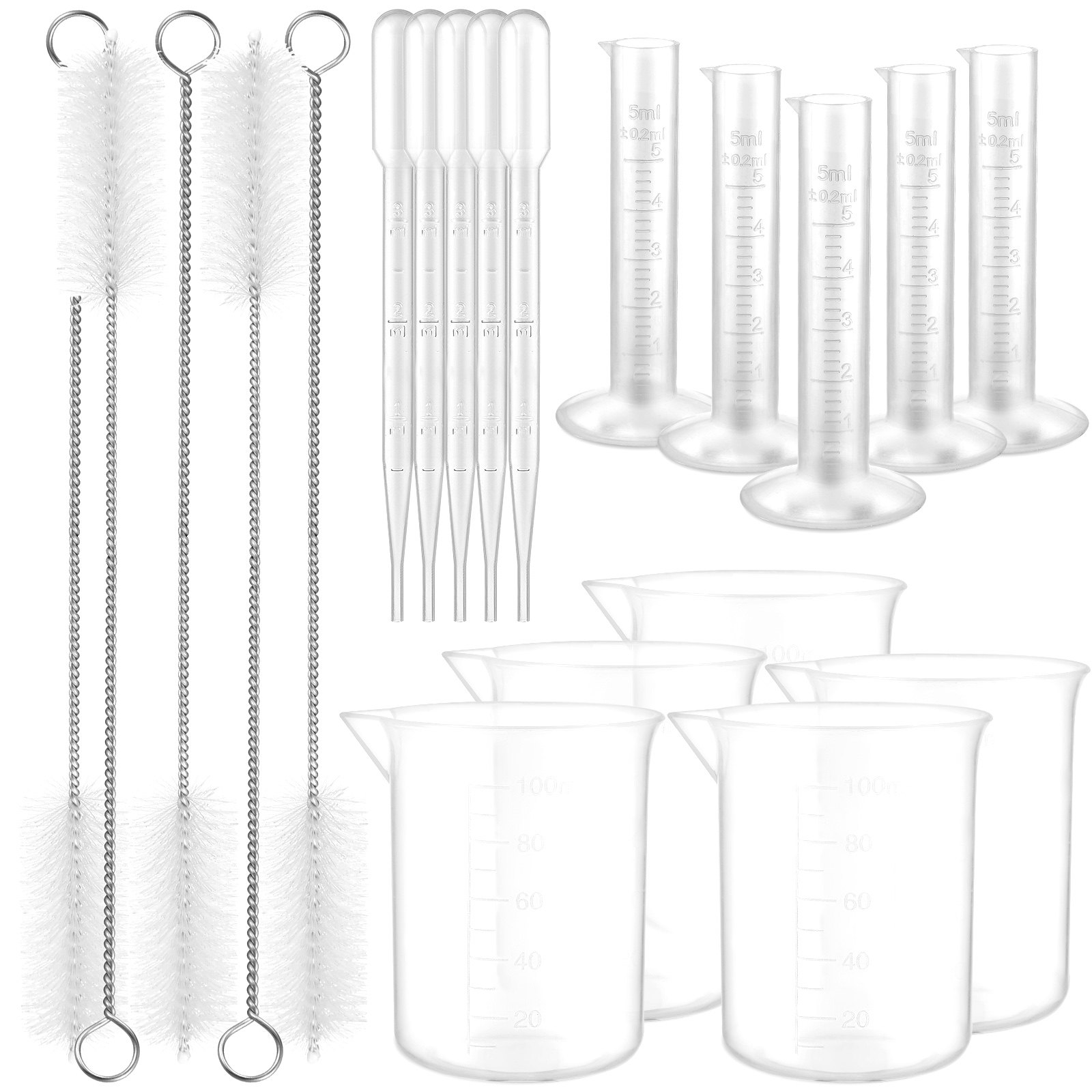 1 set 1 Set Plastic Graduated  - Science Experiment review and price