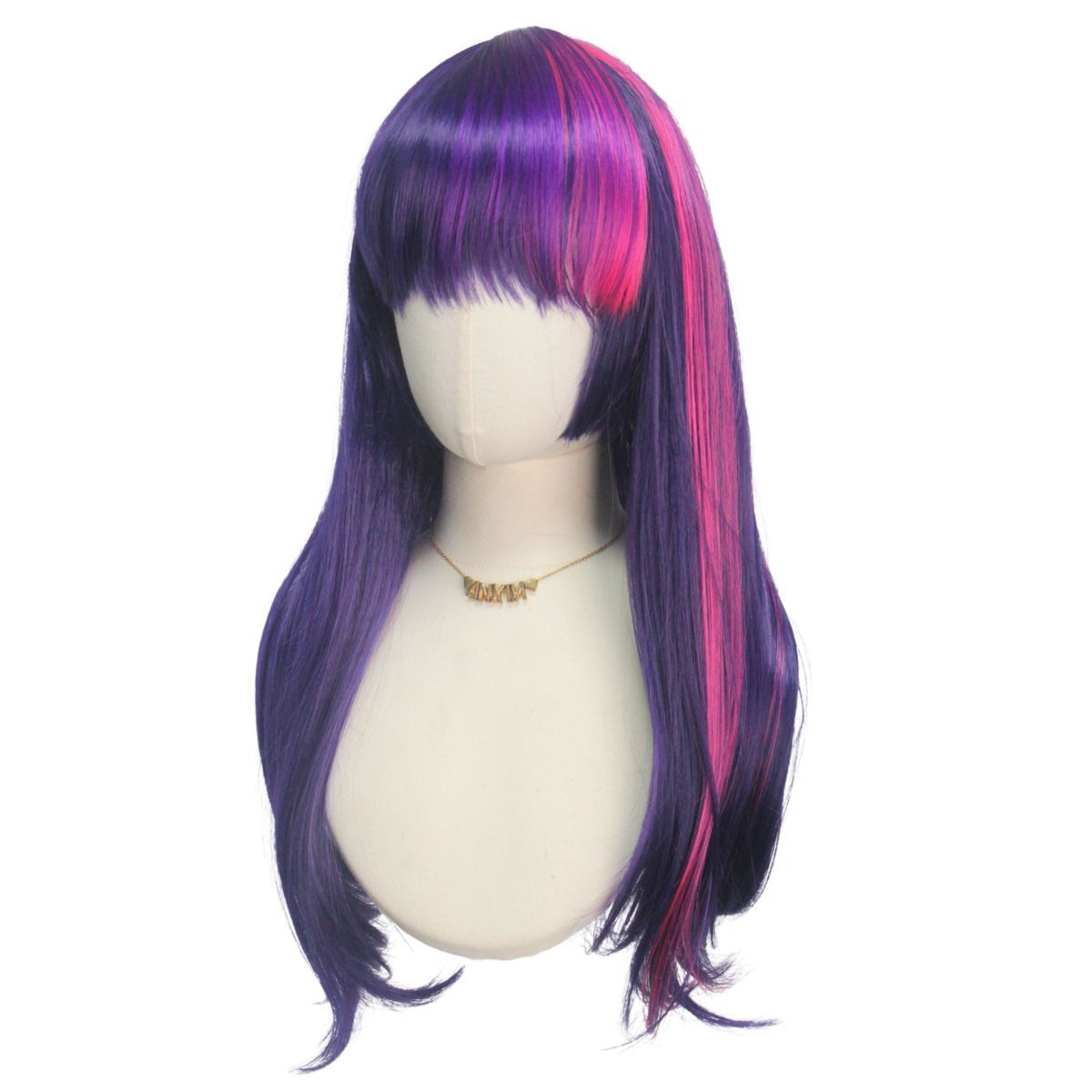 Pink Purple Neat Bangs Long St - Science Bob review and price
