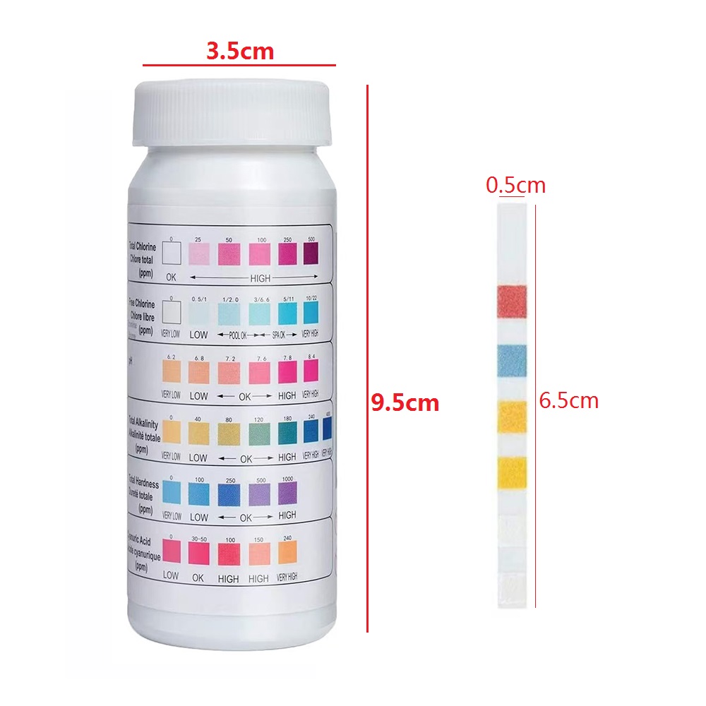 50pcs/Bottle Multipurpose 6 in - Ph Strip Test review and price