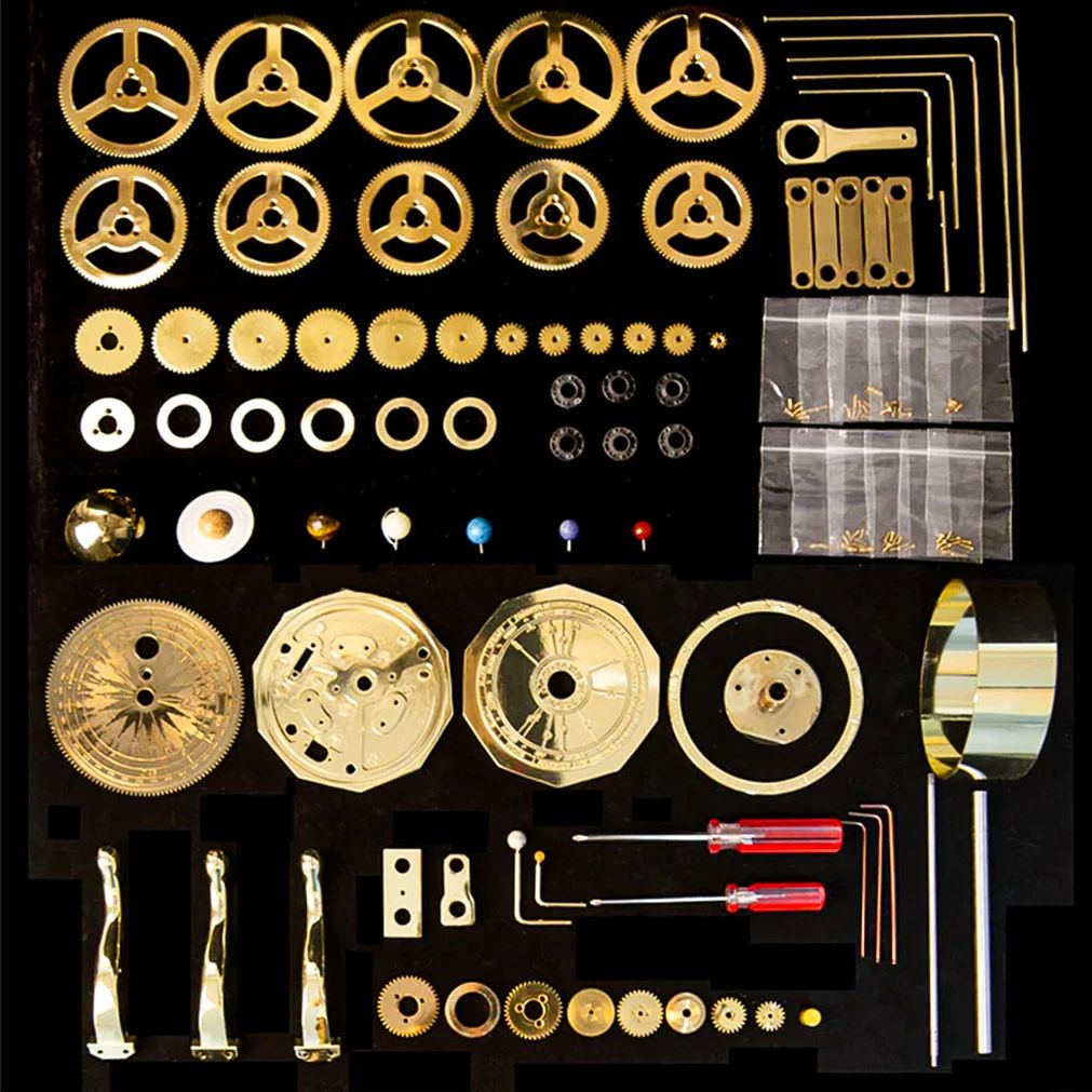 200Pcs DIY 3D Metal Orrery Sol - Solar System Orrery review and price