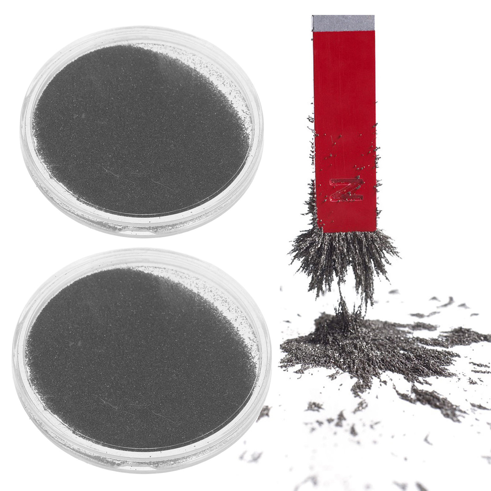5Pcs Teaching Iron Powder for  - Science Project Physics review and price