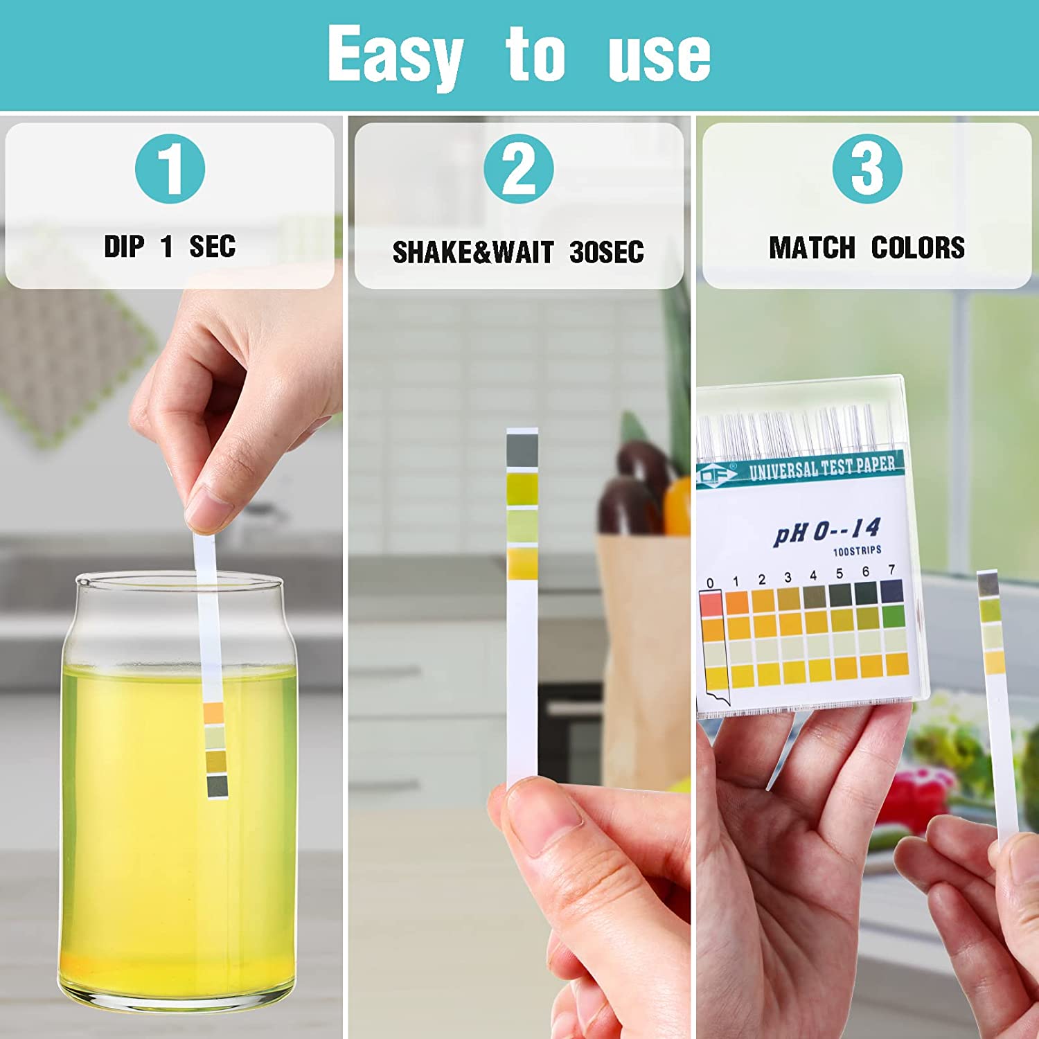 100 Strips 0-14 PH Alkaline Ac - Ph Strip Test review and price