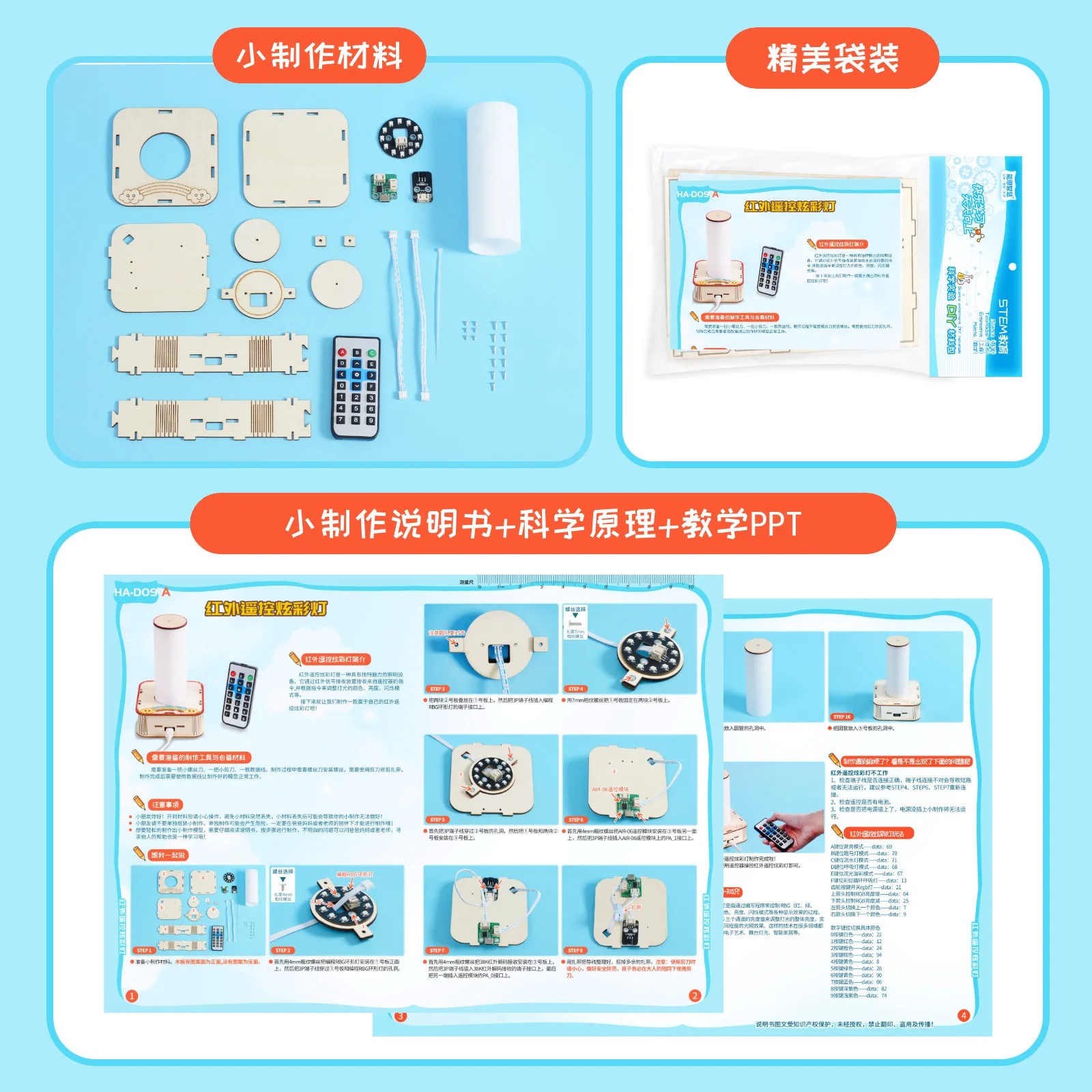 DIY Infrared Remote Control Li - Science Project Physics review and price
