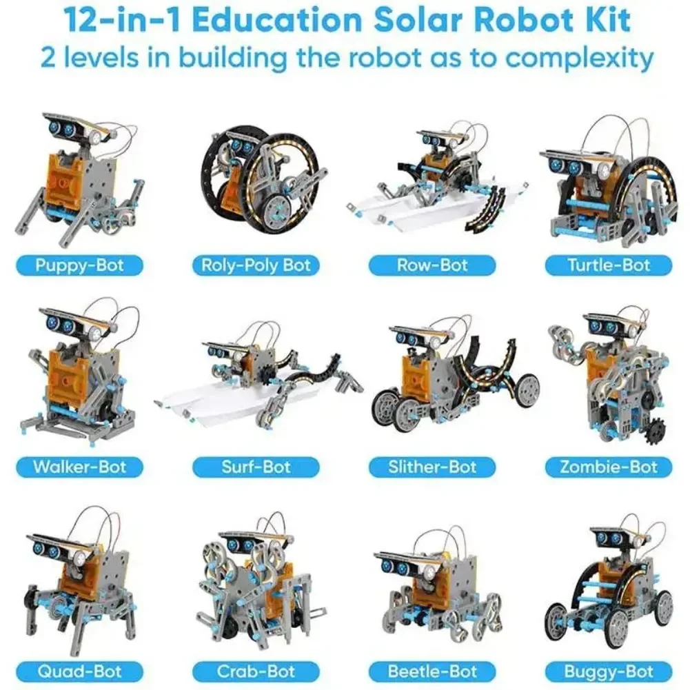 13 in 1 Solar Powered Robot Sc - Science Toys Diy review and price