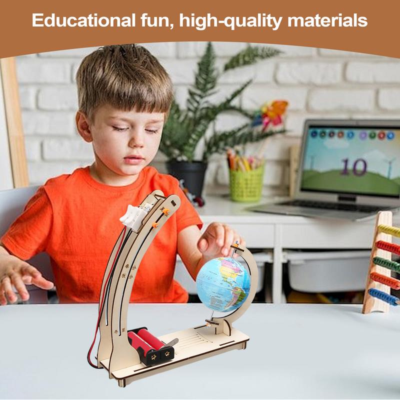 Wooden Satellite Model Making  - Science Project Toys Making review and price
